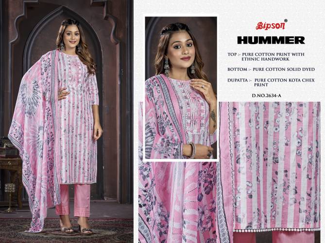 Hummer 2634 By Bipson Printed Pure Cotton Dress Material Wholesale Price In Surat